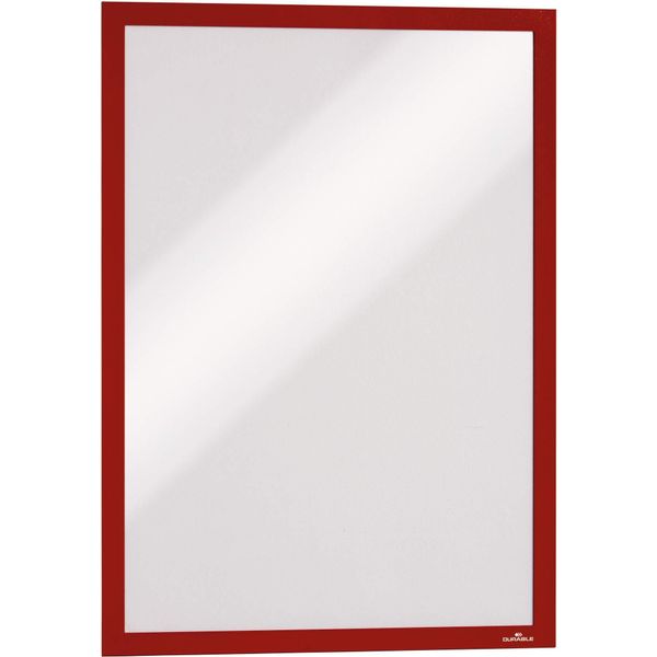 Durable Cornice Espositiva Duraframe® A3 Conf. Bulk, 6 Pezzi, Rosso, 488303-image