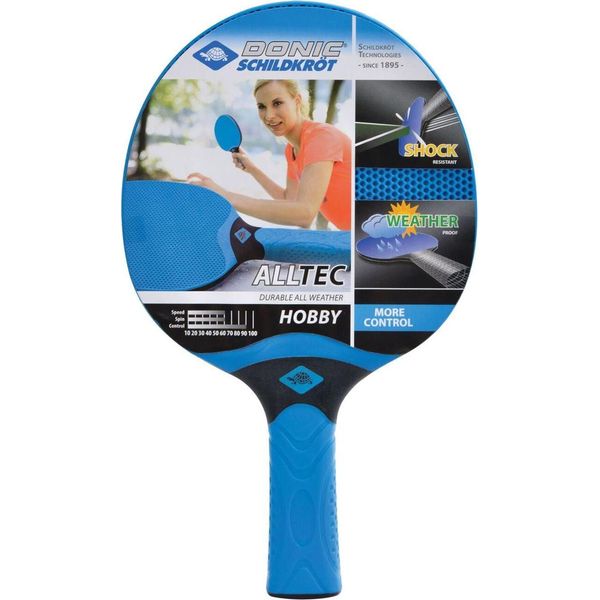 Donic SCHILDKRÖT733014 Donic SchildkrÖT Mazza Da Tennis Da Tavolo "Alltec Hobby"", Blu"-image