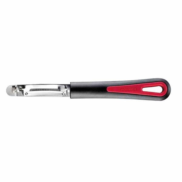Westmark 294-52270 Pelapatate Economico 18,5 Cm Sw/Ro Gallant, Lama Curva, Nero/Rosso/Argento-image