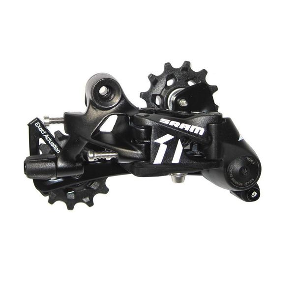 Sram 00.7518.094.000 Deragliatore Posteriore Apex 1 A 11 Velocità, Gabbia Lunga (Max. 42 Denti), Nero-image