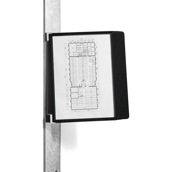 Durable Leggio Portalicenze Vario® Magnetic Wall 10, Nero, 591801-image