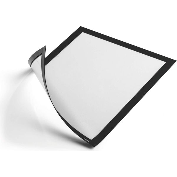 Durable Cornice Espositiva Duraframe® Magnetic A4, 5 Pezzi, Nero, 486901-image