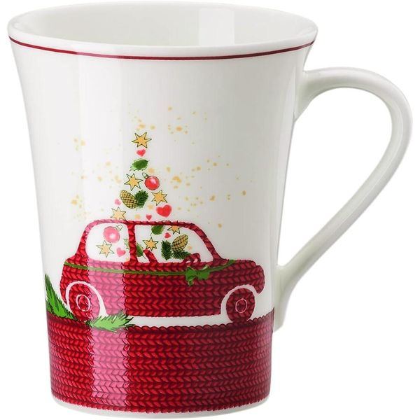 Hutschenreuther Nora Weihnachtszeit Auto Becher Mit Henkel 02048-726044-15505726044-15505 Neuheit 2021 /Abverkauf Nur Solange Vorrat Reicht-image