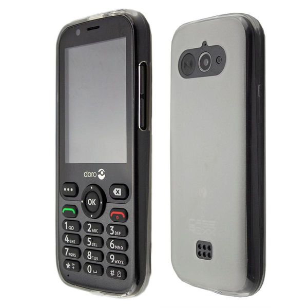 Caseroxx Cover Protettiva In Tpu Compatibile Con Doro 7010 / 7011, Custodia Per Cellulare In Gomma Trasparente-image