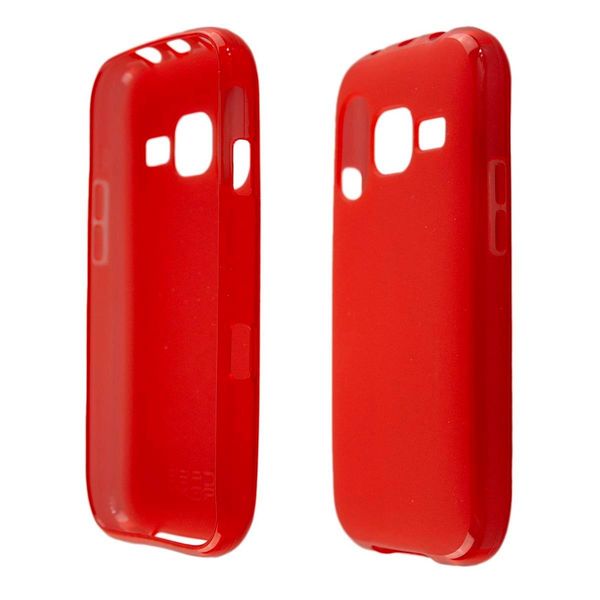 Caseroxx Cover Protettiva In Tpu Compatibile Con Doro Primo 218 / 368, Custodia In Gomma Per Cellulare Rossa-image