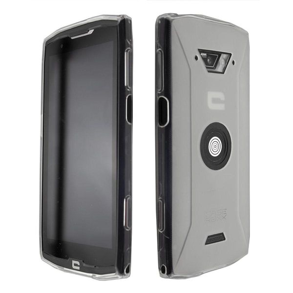 Caseroxx Custodia Protettiva In Tpu Compatibile Con Crosscall Core-X4, Custodia In Gomma Per Cellulare Bianco-Trasparente-image