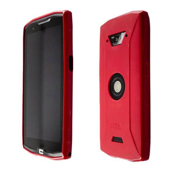 Caseroxx Custodia Protettiva In Tpu Compatibile Con Crosscall Core-X4, Custodia In Gomma Per Cellulare Rossa-image