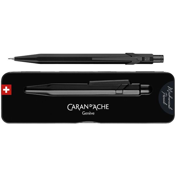 Caran D'ache 844496 Matita Meccanica Caran D'ache 844 Black Code, 0,7 Mm, Nero-image