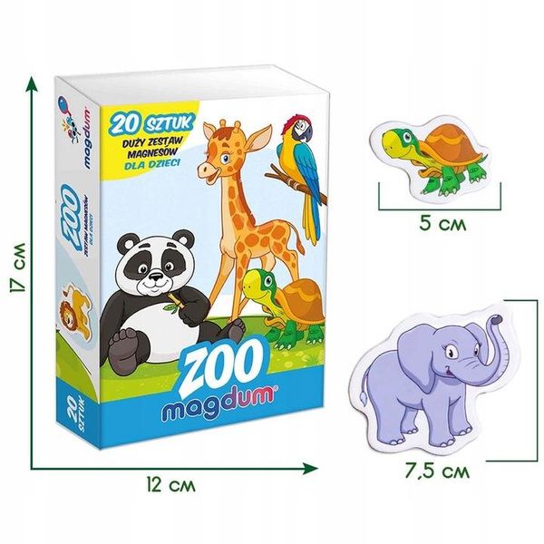 Magneti Da Zoo Per Bambini 20 Pezzi Mv 6032-01-image