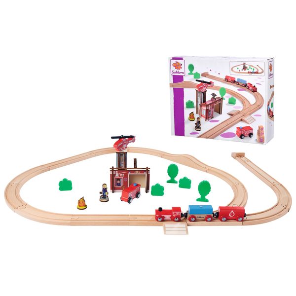 Simba-Dickie Eichhorn Train Set Fire Department-image
