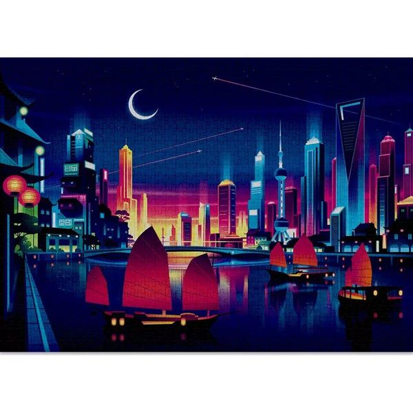 Cloudberries Puzzle Skyline 1000 Pezzi-image