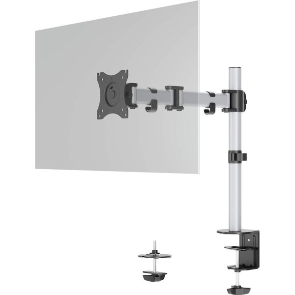Durable Braccio Porta Monitor Da Tavolo Select Per 1 Monitor, Argento, 509423-image
