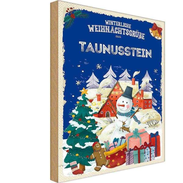 Vianmo Insegna In Legno 30X20 Cm WeihnachtsgrüßE Taunusstein-image