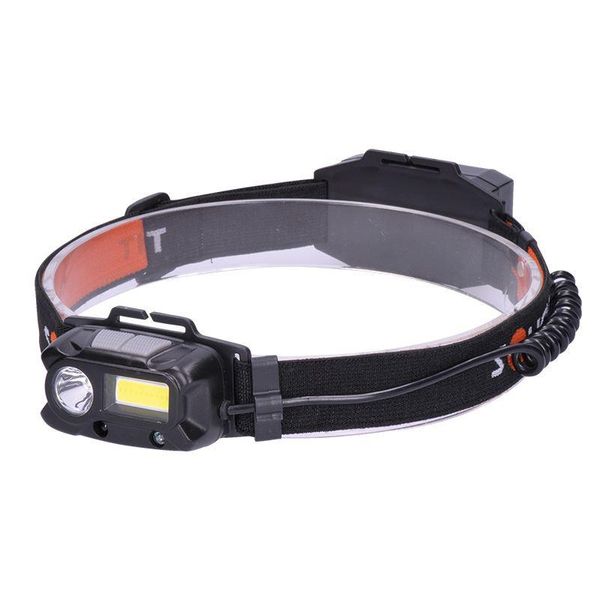 Lampada Frontale Ricaricabile Solight Led, 3W + Cob, 150Lm + 60Lm, Li-Ion-image