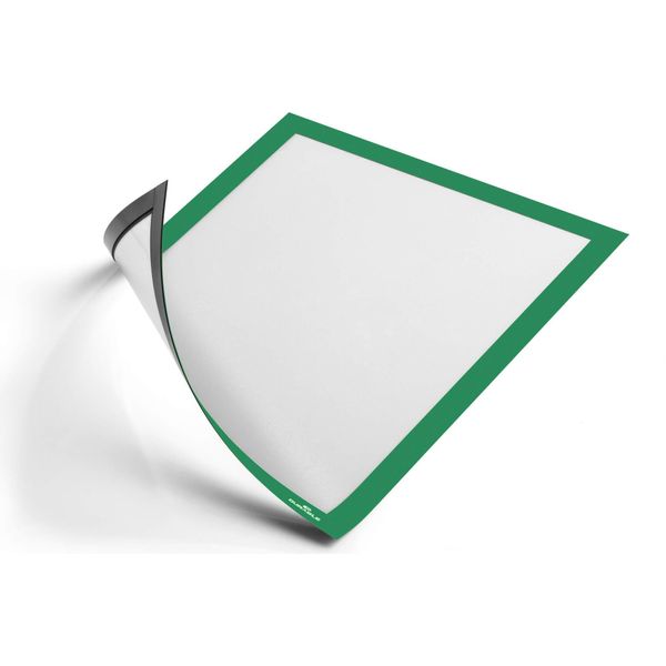 Durable Cornice Espositiva Duraframe® Magnetic A4, 5 Pezzi, Verde, 486905-image