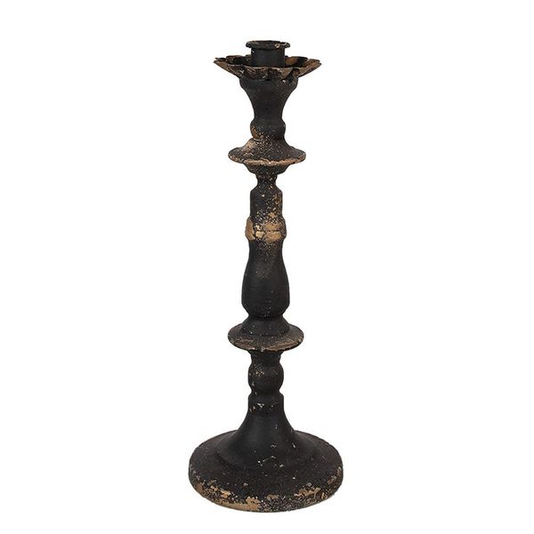 Candeliere Clayre & Eef 30 Cm Ferro Color Oro Nero-image