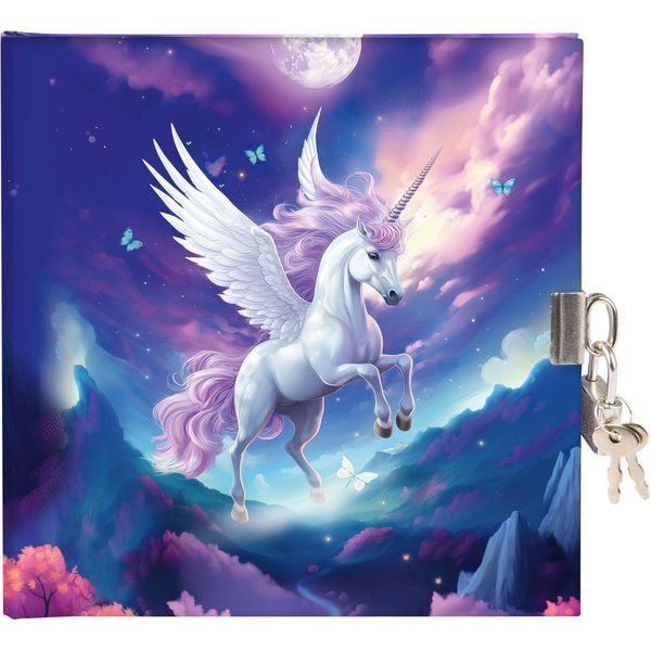 Agenda Goldbuch Con Chiusura Diana Unicorn 16,5X16,5 Cm 96 Pagine Bianche-image