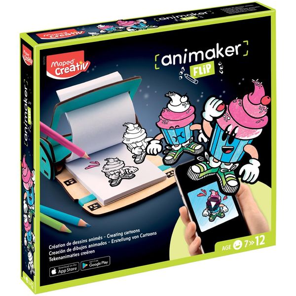 Maped® Creativ 907070 Maped® Creativ Daumenkino Pop Malset Farbsortiert, 1 St.-image