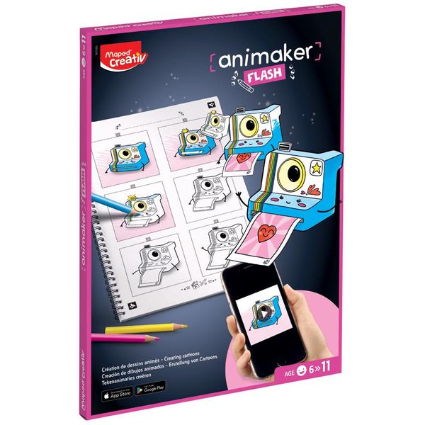 Maped Creativ Comic-Gestalter Animaker Flash Girly-image