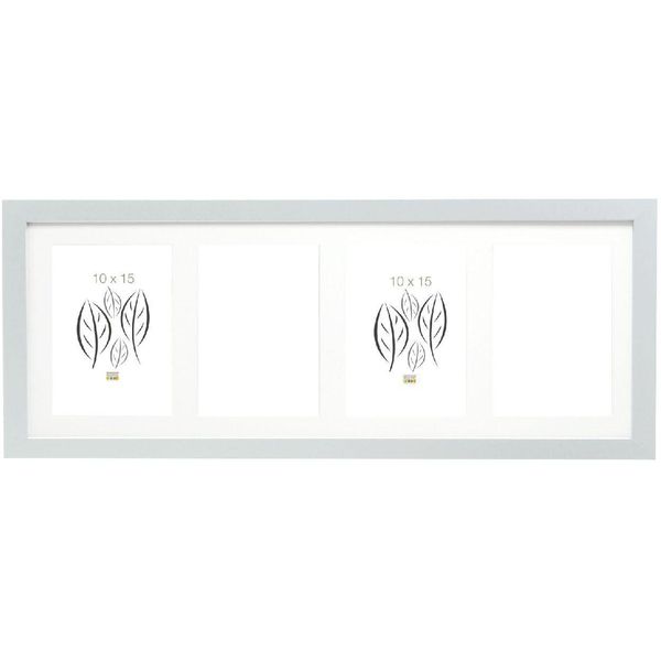 Deknudt S66KD1 Cornice Argento Passe-Partout 4 Foto 10X15 Cm-image