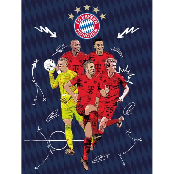 Coperta Fc Bayern MüNchen Player 150X200 Cm-image