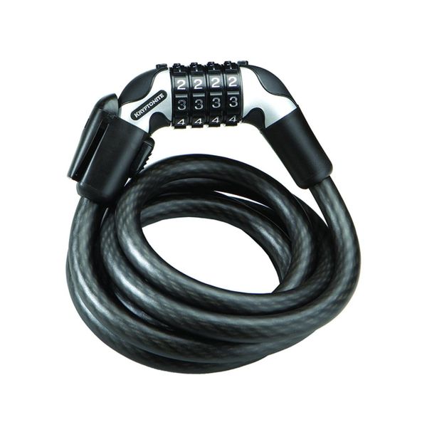 Kryptonite Kryptoflex 1218 Blocca Cavo Combinato (180 Cm) Nero-image