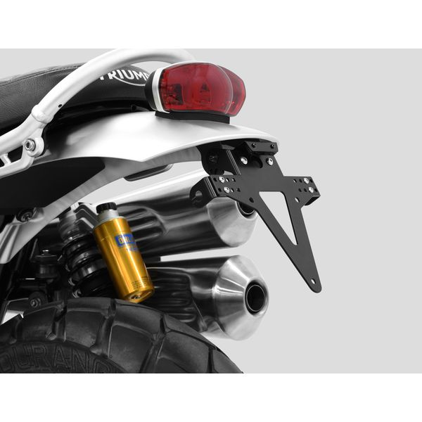 Zieger Classic Porta Targa Completo Compatibile Con Triumph Scrambler 1200 Xc-image