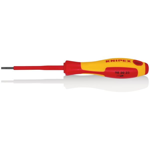 Knipex 98 20 25 Cacciavite Per Viti Con Intaglio Isolante Impugnatura Multicomponente, Vde Brunito 177 Mm-image