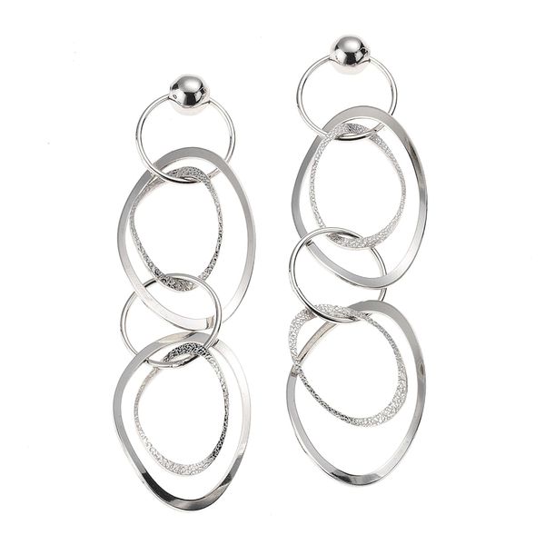 Paar OhrhäNger Zeeme "925 Silber Rhodiniert", Weiß, Ohrringe, Damen, One-Size, Silber 925 (Sterlingsilber)-image