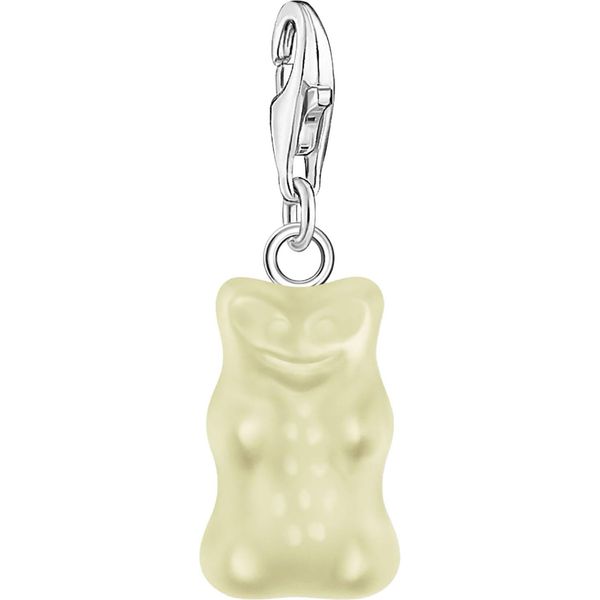 Charm-EinhäNger Thomas Sabo "Thomas Sabo X Haribo Schmuck: Charm", Bunt (Silberfarben, Weiß, Weiß), Charms, Damen, Silber 925 (Recycelt), Mit Kristallglas-image