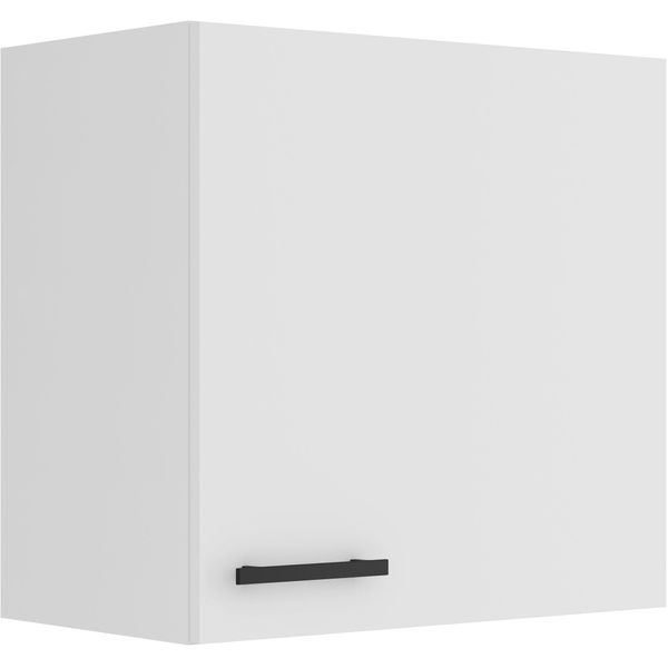 HäNgeschrank Optifit "Palma", Weiß (Weiß, Weiß), B:60Cm H:57,6Cm T:34,6Cm, Holzwerkstoff, SchräNke, HäNgeschrank, Breite 60 Cm, 1 TüR, 1 Einlegeboden-image