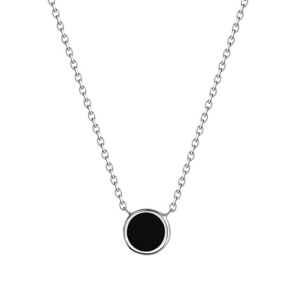 Kette Mit AnhäNger Vivance "925-Sterling Silber Rhodiniert", Weiß, Halsketten, Damen, 42+3Cm, Silber 925 (Sterlingsilber), L: 45, GläNzend-image