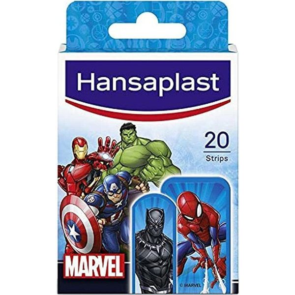 Hansaplast 48774 Hansaplast Pflaster Disney Marvel 48774 Bunt, 20 St.-image