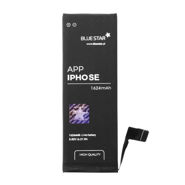 Bluestar Batteria Di Ricambio Compatibile Con Iphone Se 1624 Mah 3,82V Batteria Di Scambio Telefono Cellulare Accu Apn 616-00106-image