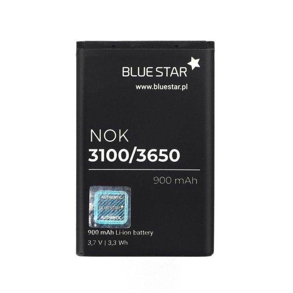 Bluestar Bluestar Akku Ersatzakku Kompatibel Mit Nokia 1100 / 1101 / 1112 / 1200 / 1208 / 1600 / 1650 900 Mah Li-Ion Accu Nokia Battery BL-5C-image