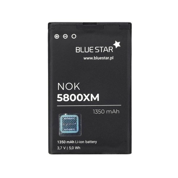 Bluestar Batteria Di Ricambio Compatibile Con-Nokia C3-00 / N900 / X6 / 520 / 525 1350 Mah Batteria Di Ricambio Accu Nokia BL-5-image