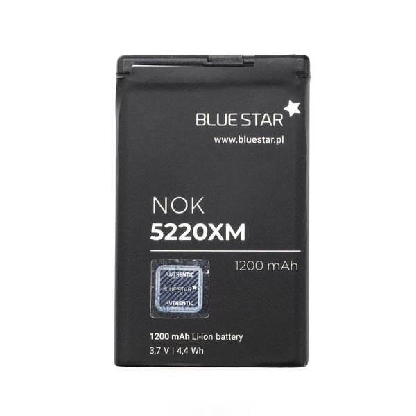 Bluestar Batteria Di Ricambio Compatibile Con Nokia C3 / C5-00 / C6-01 1200 Mah Batteria Di Ricambio Accu BL-5CT-image