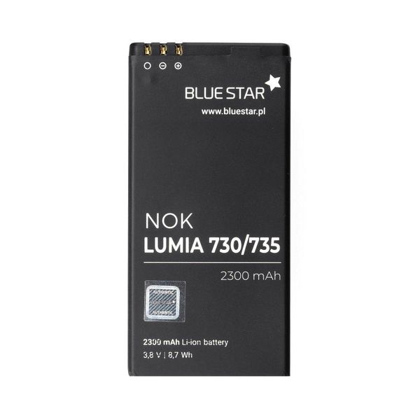 Bluestar Batteria Di Ricambio Compatibile Con Nokia Lumia 730 2300 Mah Batteria Di Scambio Accu Nokia BV-T5A-image