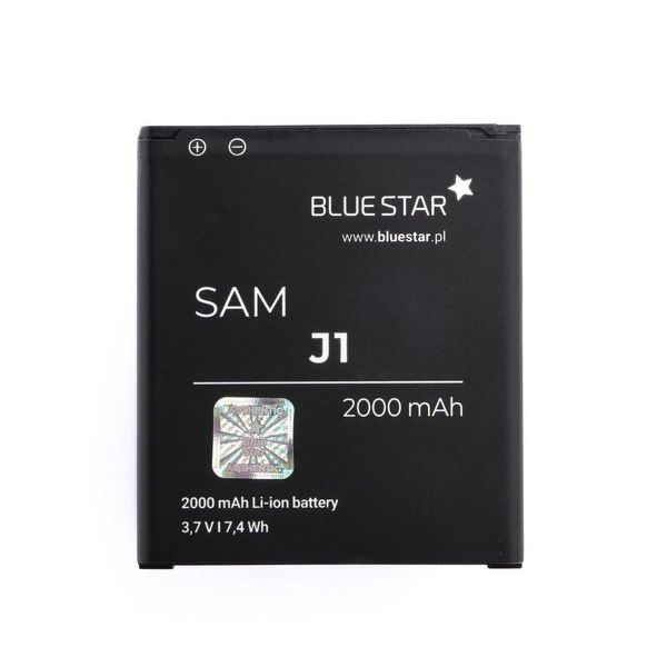 Bluestar Batteria Di Ricambio Compatibile Con Samsung Galaxy J1 (J100H) 2000 Mah BJ100CBE Batteria Di Scambio Accu-image