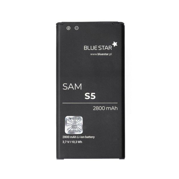 Bluestar Batteria Di Ricambio Compatibile Con Samsung Galaxy S5 2800 Mah SM-G900 Batteria Di Scambio Accu EB-BG900BBC-image