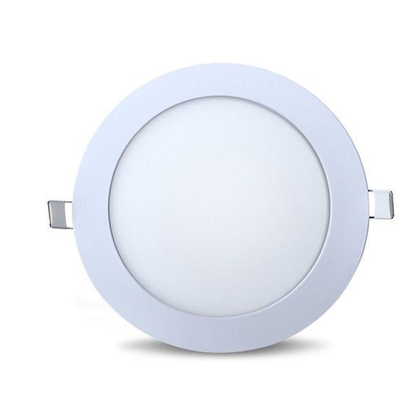 12W Led Pannello Faretto Da Incasso Luce Da Incasso Bianco Neutro 4200K 910 Lumen Plafoniera Rotonda-image