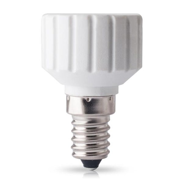 20X Adattatore Da E14 A GU10 Presa Di Base Led Presa Di Base Lampada 230V Per Lampadine Led, Lampadine A Incandescenza, Lampade Alogene Luce-image