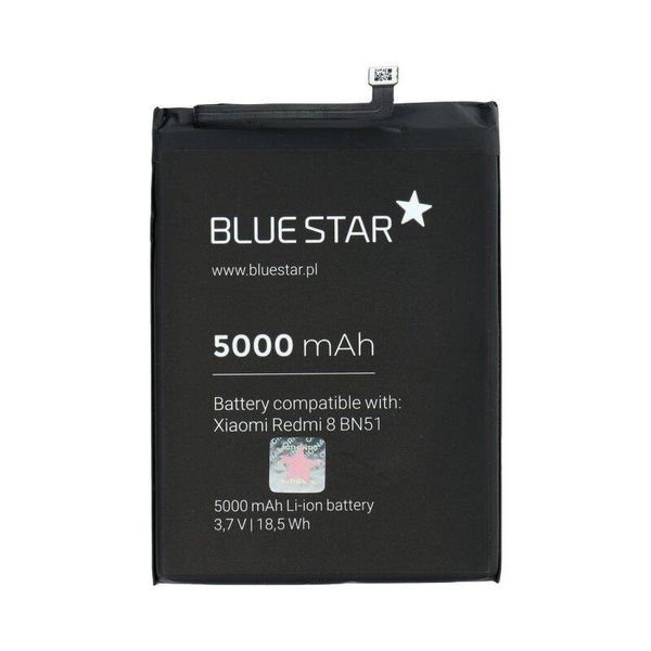 Bluestar Batteria Di Ricambio Compatibile Con Xiaomi Redmi 8 5000Mah Li-Lon Batteria Di Ricambio Accu BN51-image
