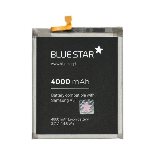 Bluestar Batteria Di Ricambio Compatibile Con Samsung Galaxy A51 (A515F) 4000Mah Li-Lon Batteria Di Ricambio Accu EB-BA515ABY-image
