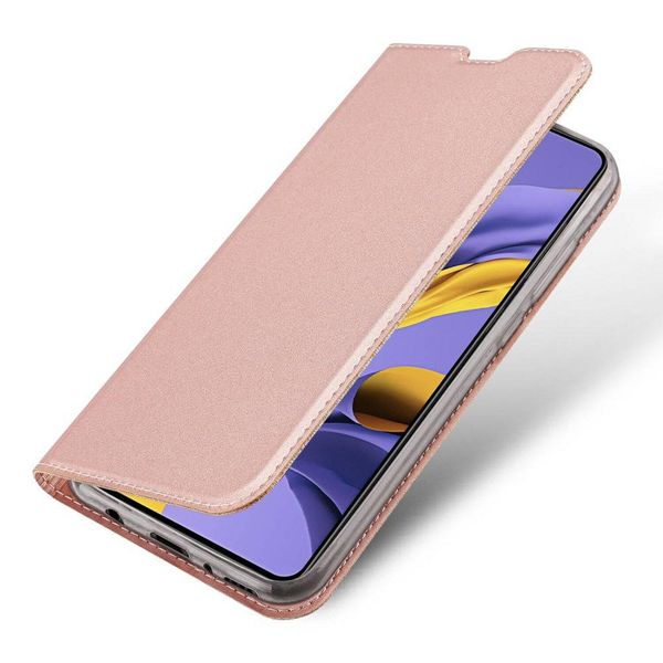Custodia A Libro "Dux Ducis"" Compatibile Con Samsung Galaxy A82 (A826S) Custodia Per Cellulare Custodia A Portafoglio Con Funzione Di Supporto, Porta Carte Di Credito Rosa"-image