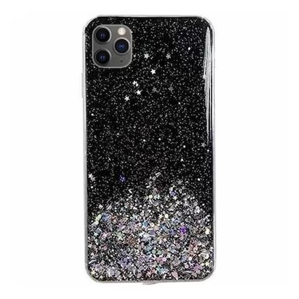 Custodia Wozinsky Star Glitter Shining Per Iphone 11 Pro, Nero-image