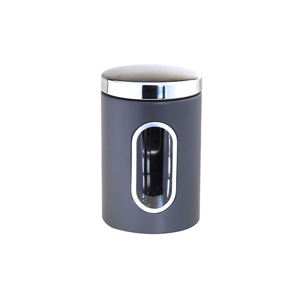Michelino Lattina In Acciaio Inox Per Alimenti Lattina Per Alimenti Serie Nora Grigio 1 L-image