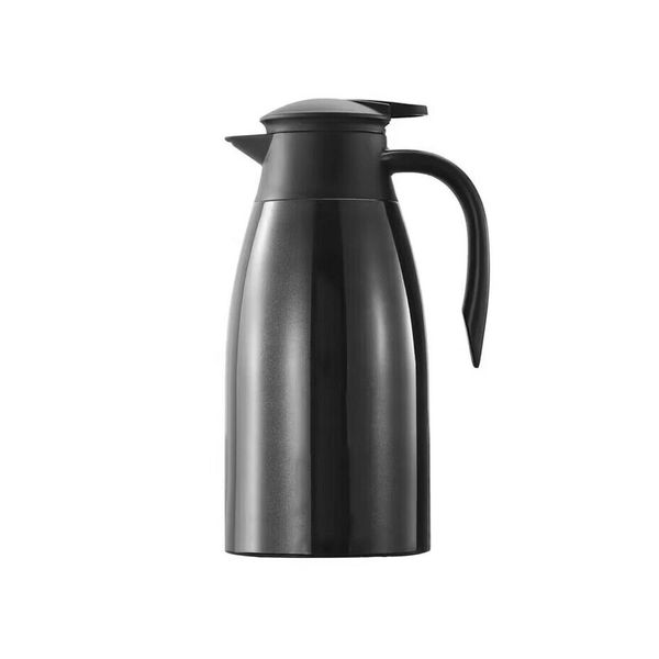 Caraffa Thermos Da 2L In Acciaio Inox Caraffa Sottovuoto Fiaschetta Thermos Caraffa Da Caffè A Doppia Parete-image
