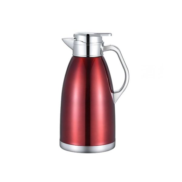 Caraffa Thermos 2,3 Litri Teiera Fiaschetta Thermos Caffettiera Rossa-image