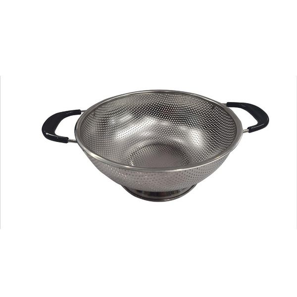 Efficiente Scolapasta Michelino In Acciaio Inox: Pratico E Resistente Ø19,5 Cm-image